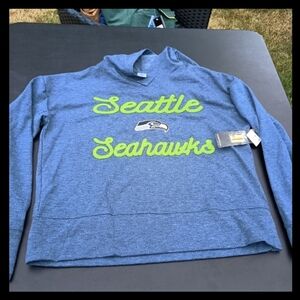 NFL Team Apparel Heather Seattle Seahawks Hoodie